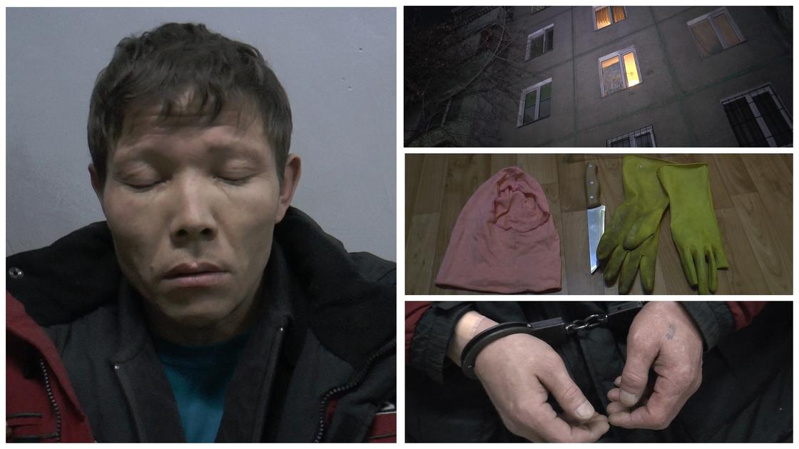 Задержанный «домушник»-рецидивист был судим за изнасилование в Алматы
