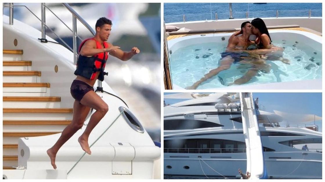 Роналду отдохнул на роскошной яхте с Джорджиной Родригес
