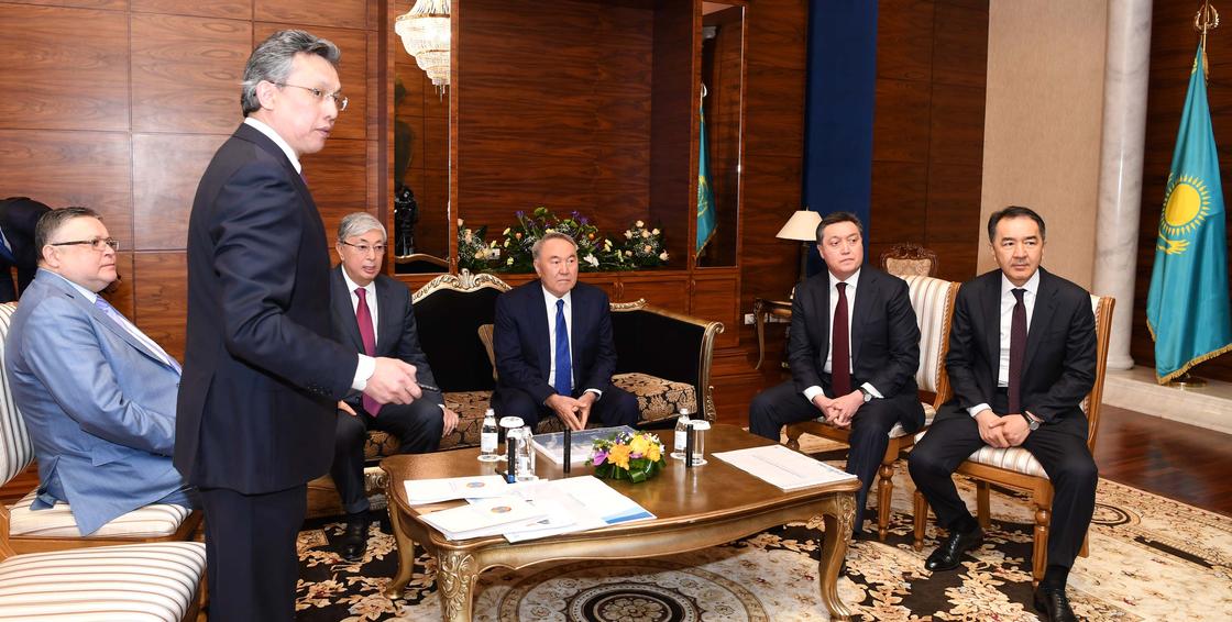 Султанов рассказал Назарбаеву о планах развития Нур-Султана