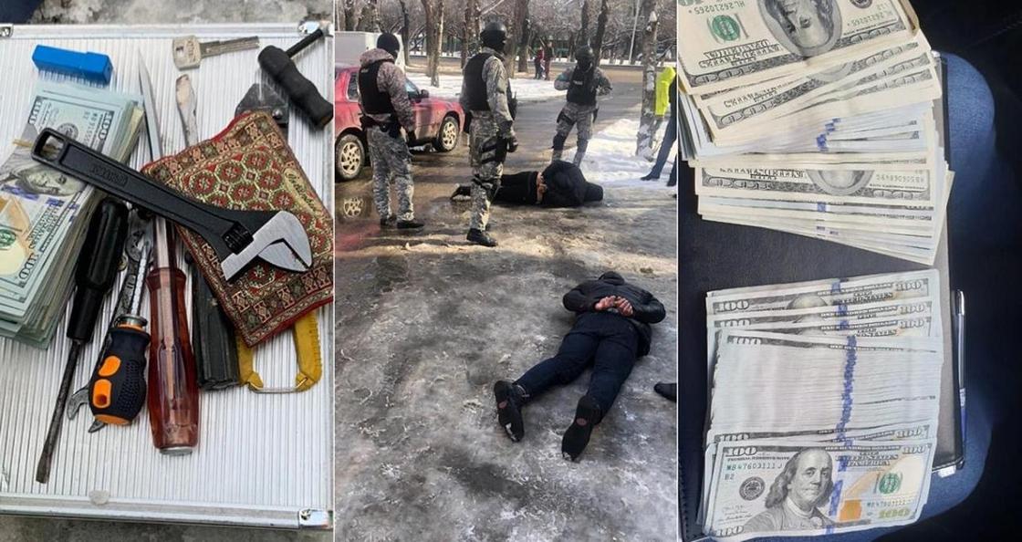 Банду домушников задержали с помощью спецназа в Алматы