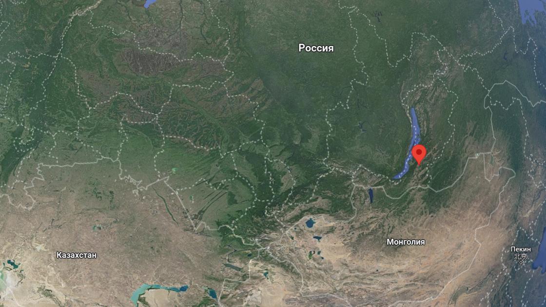 Улан-Удэ на карте мира