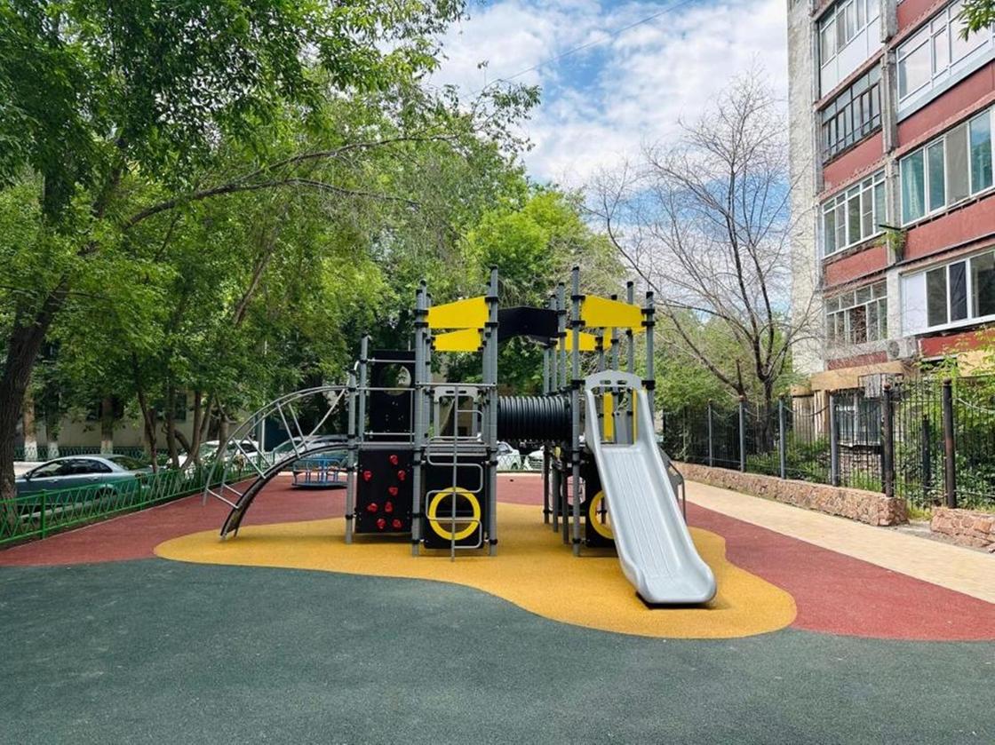Новый двор в столичном районе Байконыр Новый двор в столичном районе Байконыр