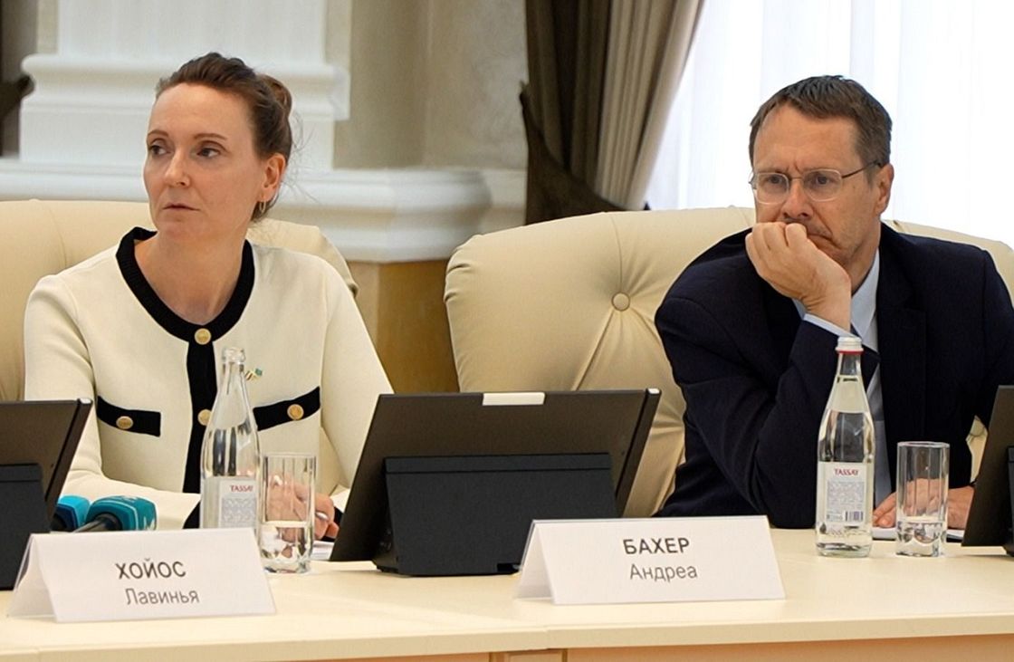 Облыс әкімі Нариман Төреғалиев Еуропалық одақ және бірқатар мемлекеттің елшілерімен кездесті