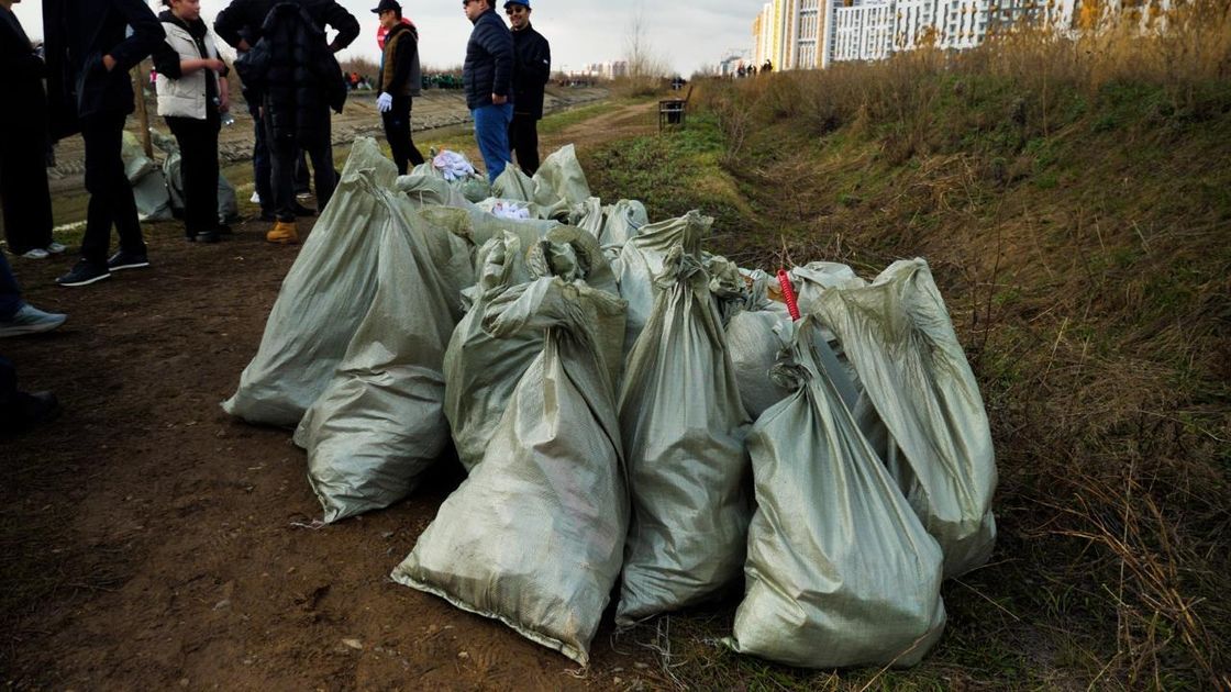Акция "Таза Қазақстан" в Астане