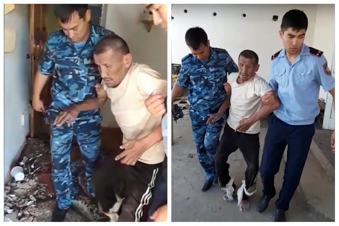Мужчина сутки провел в доме со снесенной крышей в Арыси (видео) Мужчина сутки провел в доме со снесенной крышей в Арыси (видео)