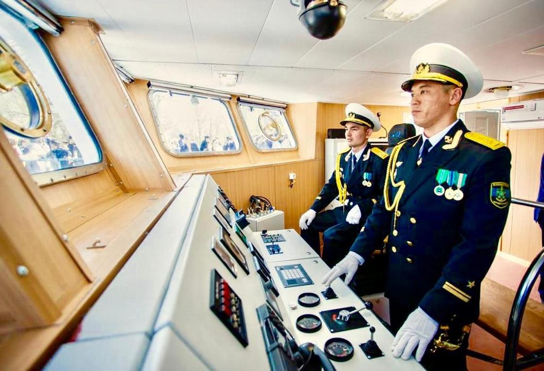 Торжественная церемония спуска на воду корабля «Нұр-Сұлтан» состоялась в Уральске