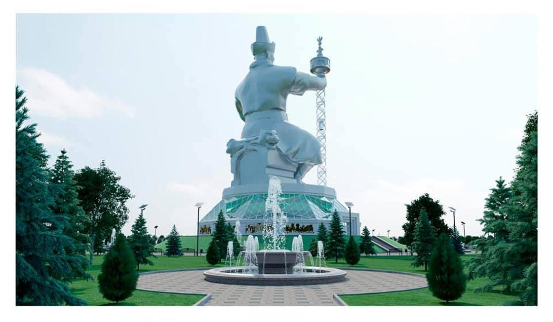 Монумент Абылай хану с лифтом в скипетре хотят установить в Казахстане (фото)