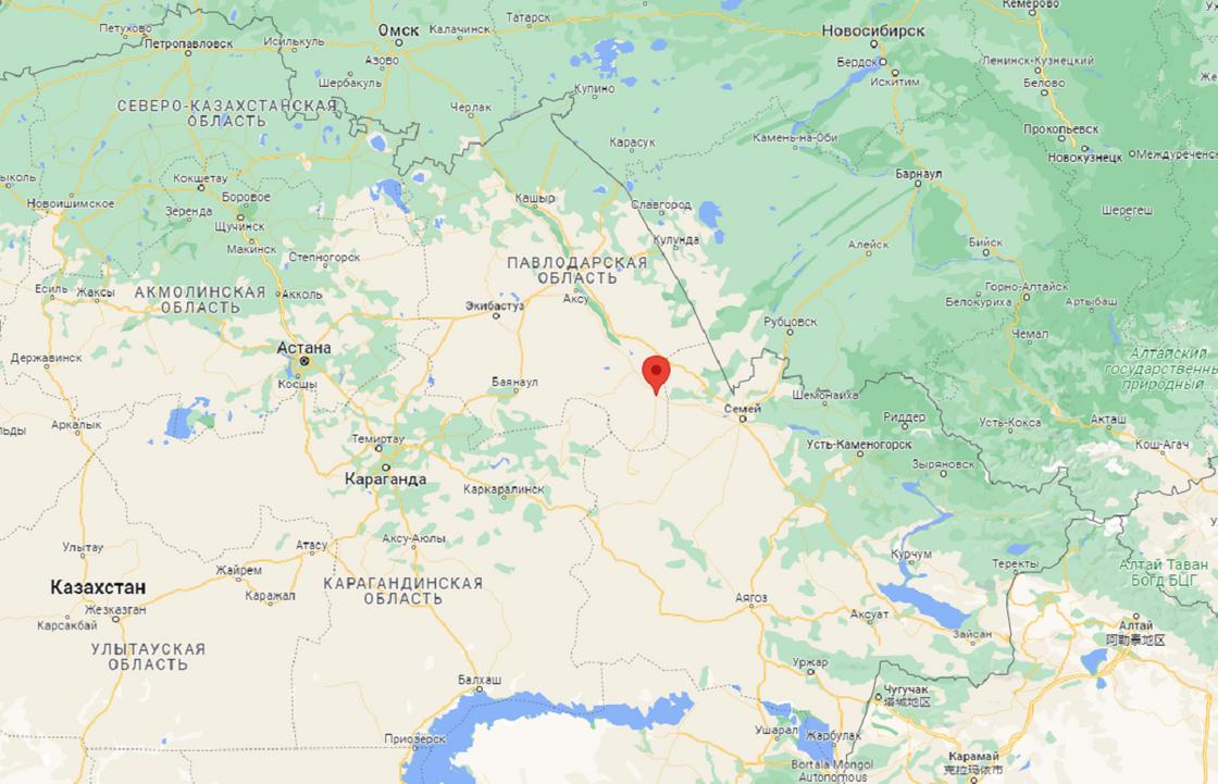 Город Курчатов на карте