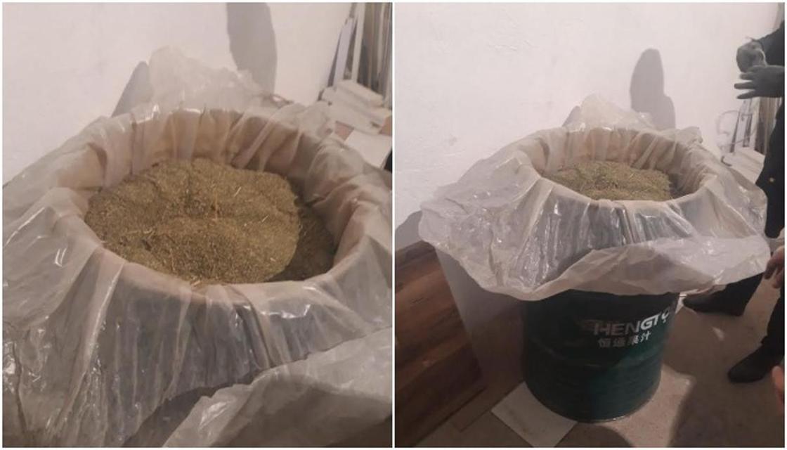 200-литровую бочку с марихуаной нашли в промзоне Актау