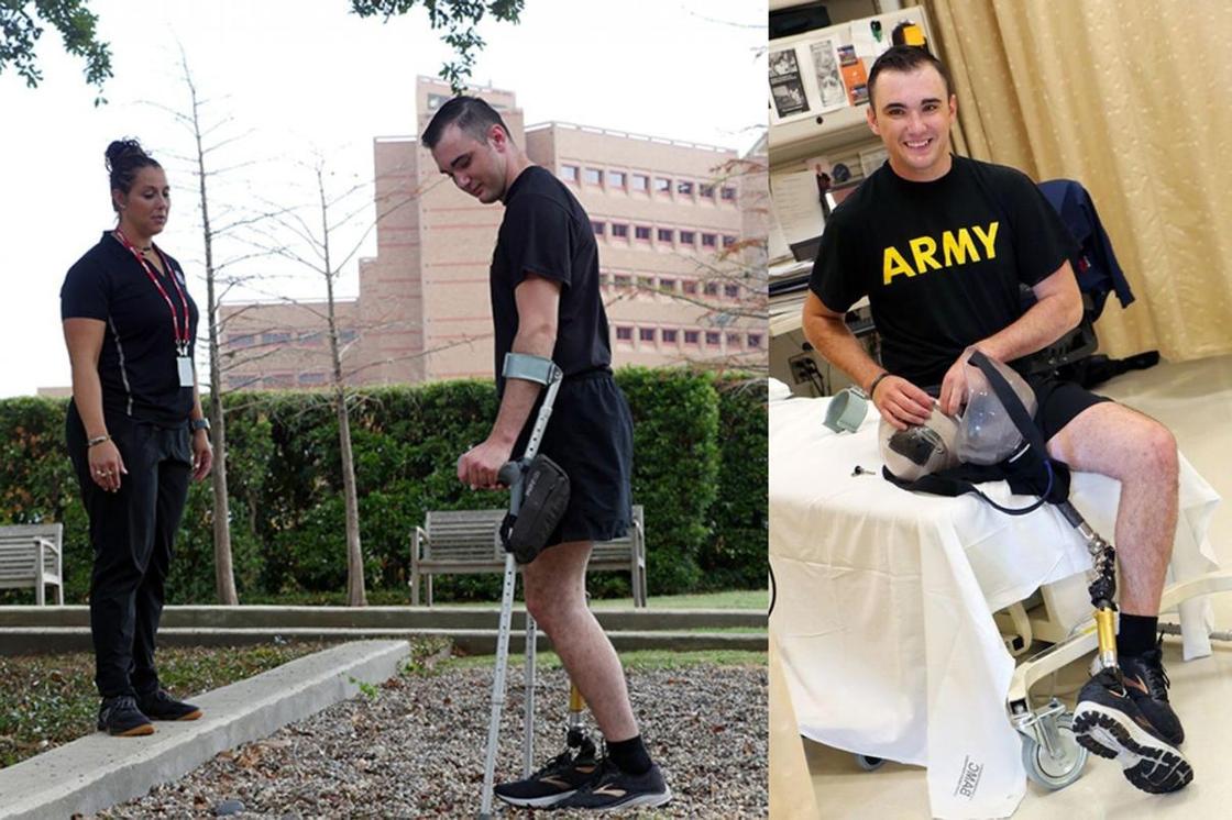Лишившийся ноги военный утверждает, что это самое лучшее событие в его жизни