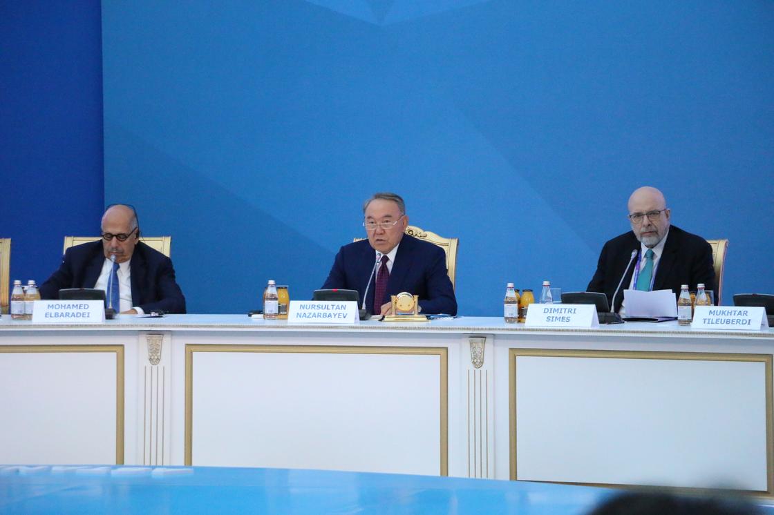 Назарбаев успокоил иностранцев, которых напугал снег (фото)