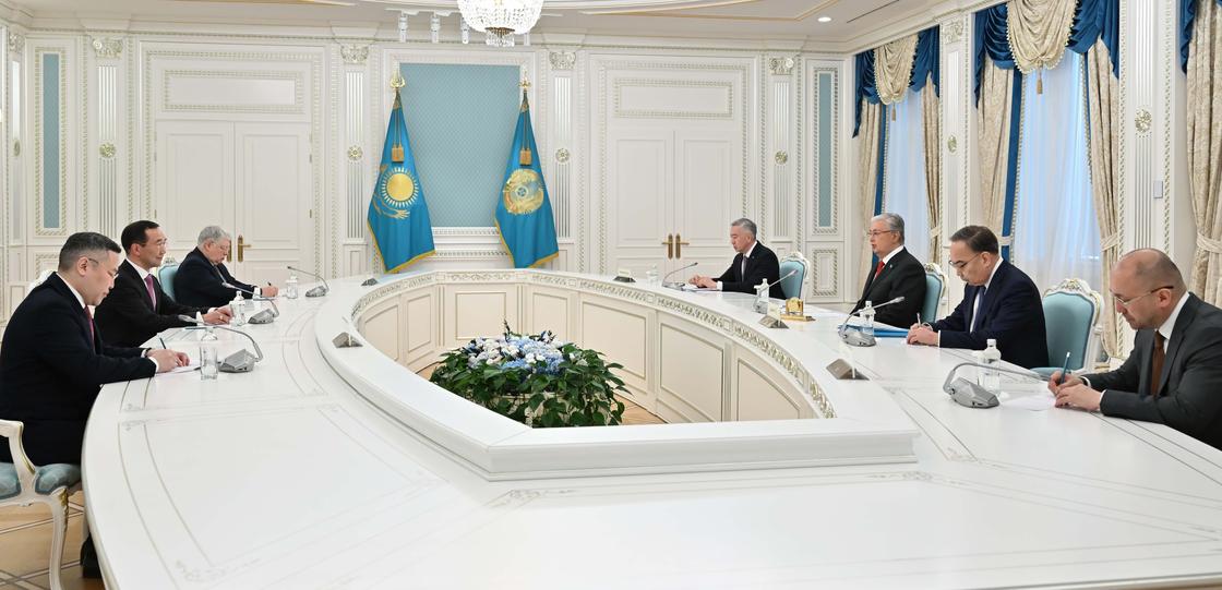 Встреча Токаева с делегацией Республики