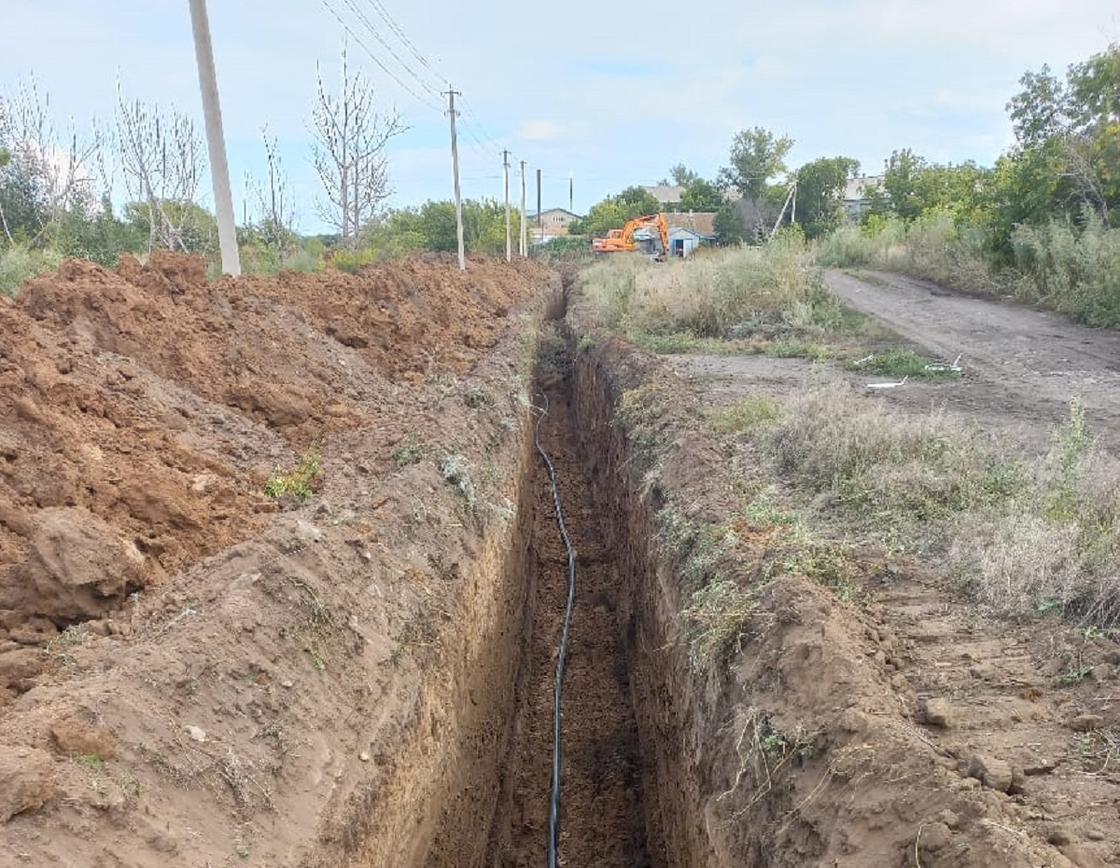 Обновление водопроводных сетей в селе