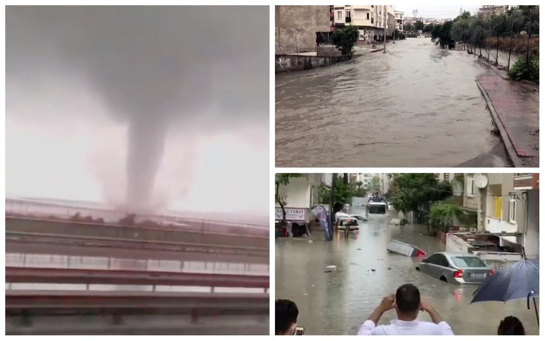 Торнадо и наводнения в Стамбуле