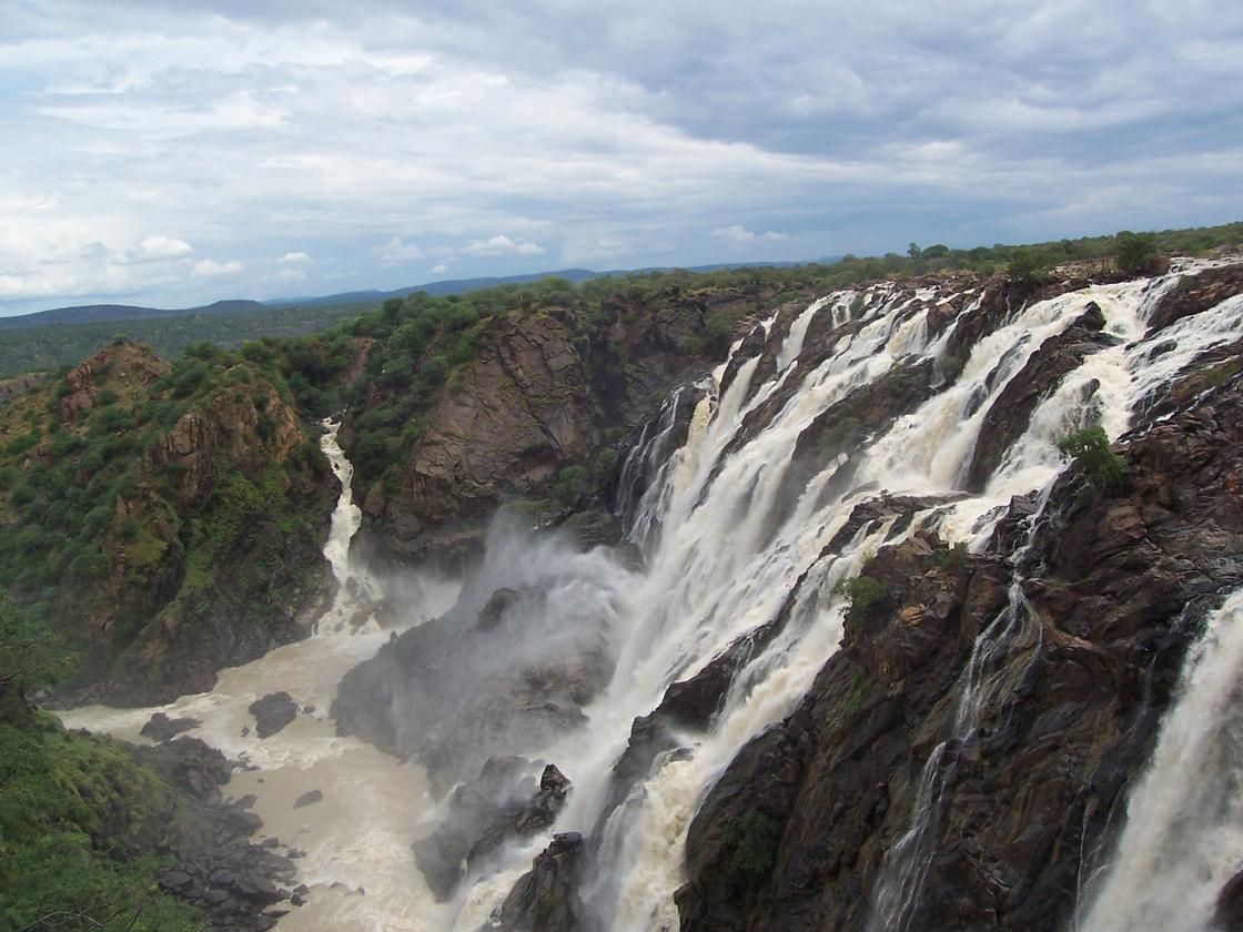 Водопад в Намибии