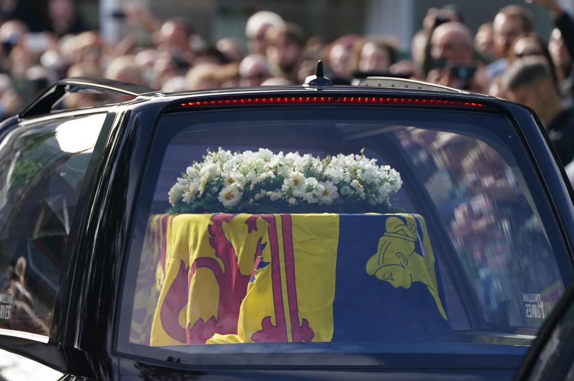 Траурная процессия королевы Елизаветы II