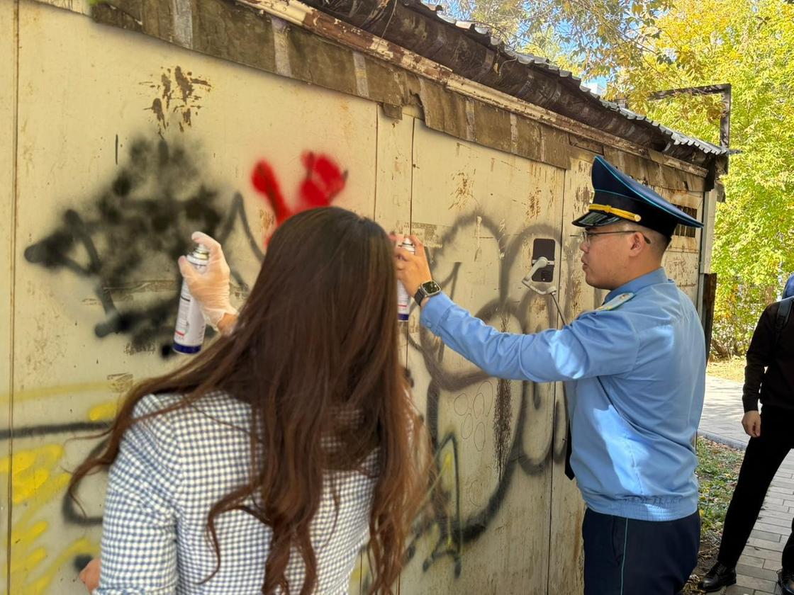 Закрашивание граффити