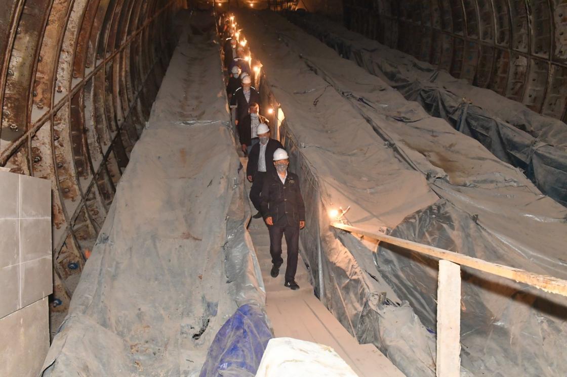 Строящийся тоннель метро