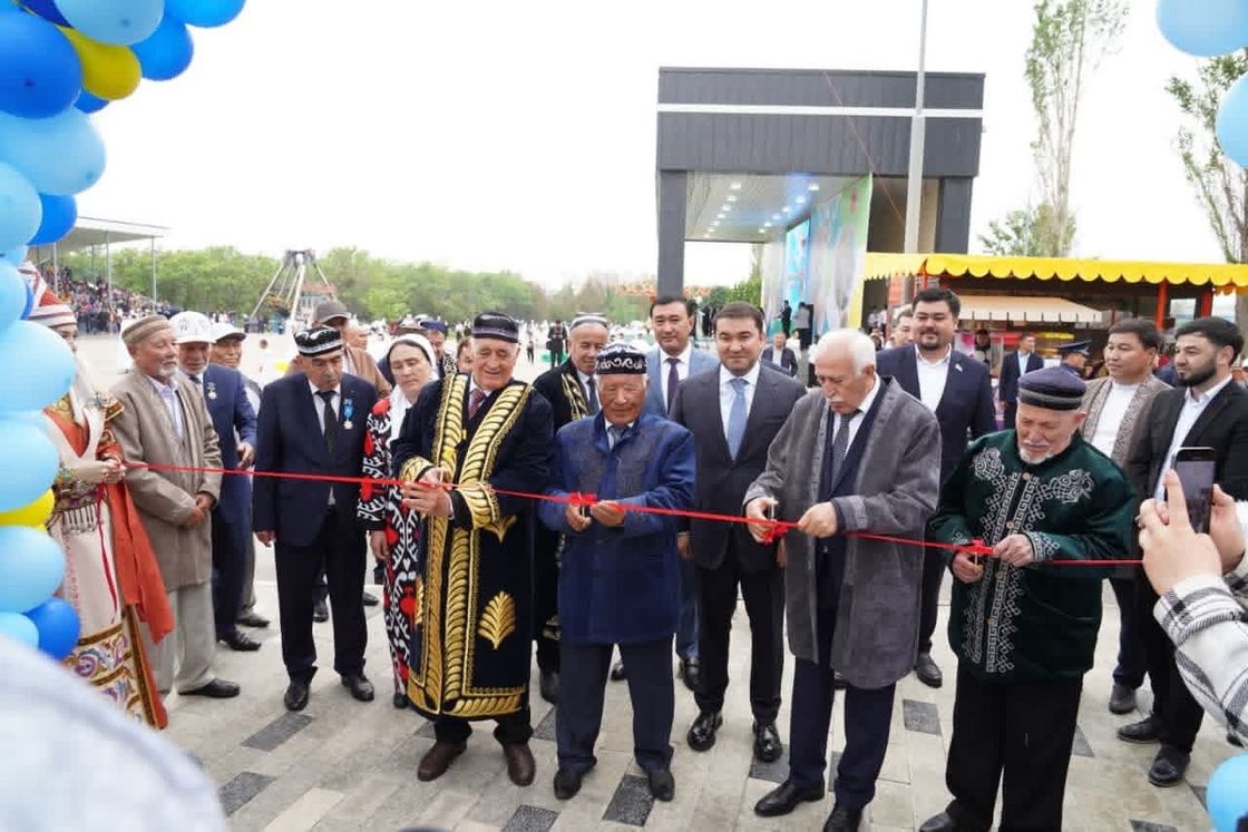 Парк в селе Аксу