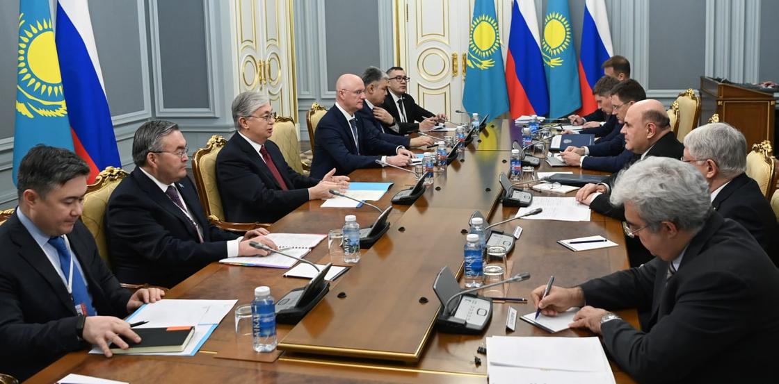 Встреча делегаций Казахстана и России