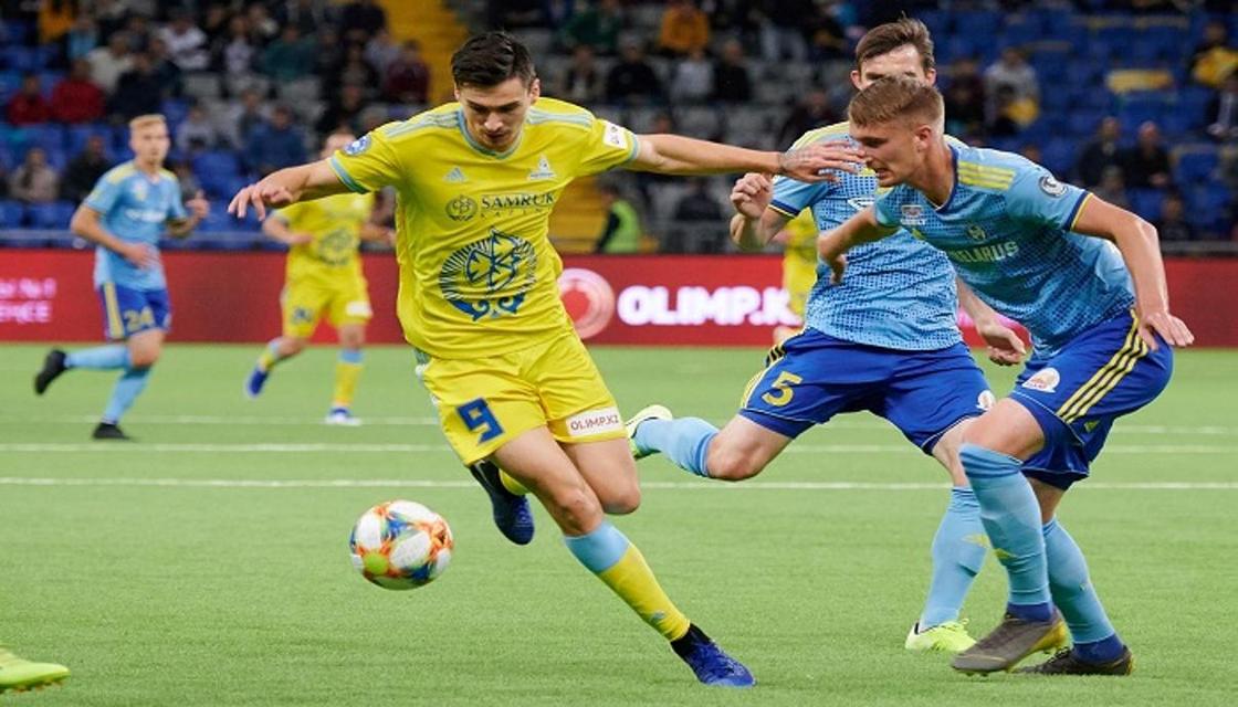 "Астана" победила БАТЭ в первом матче за выход в группу Лиги Европы