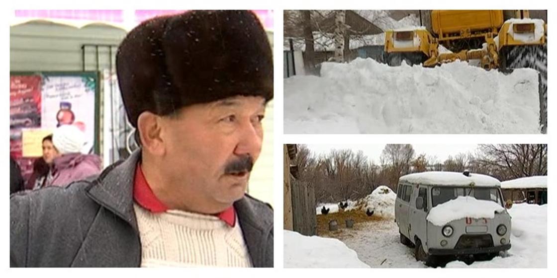 Сельчане в Алматинской области оказались отрезанными от цивилизации из-за нечищеных трасс