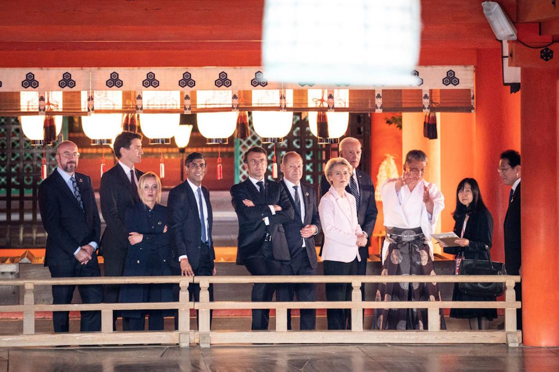 Лидеры стран G7 в Японии