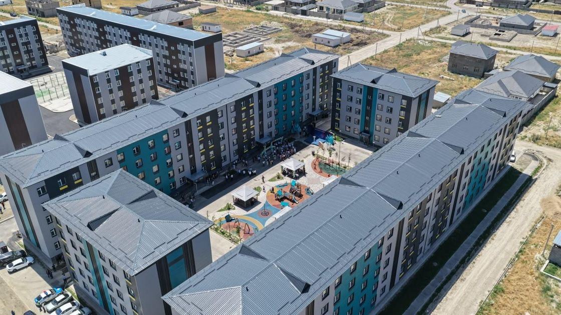 Новые дома в в Жамбылской области