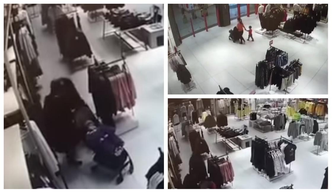 Прикрывались детьми: кража в бутике попала на видео в Алматинской области Прикрывались детьми: кража в бутике попала на видео в Алматинской области