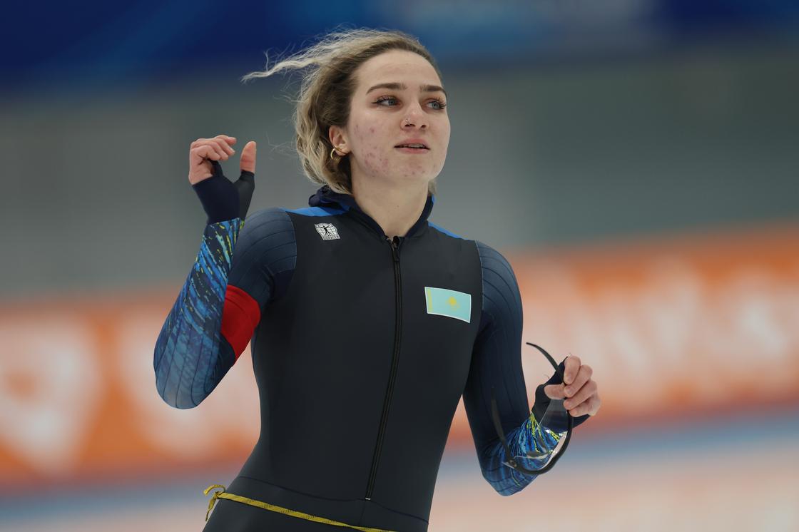 Казахстанская конькобежка Надежда Морозова