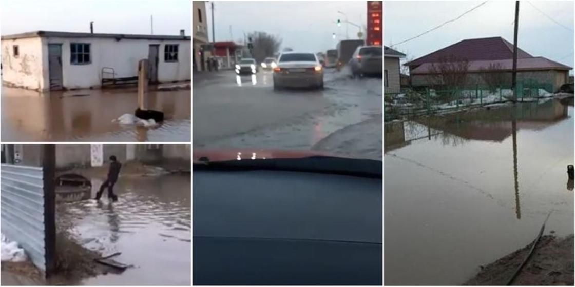 Пик паводков наступил в Карагандинской области (видео)