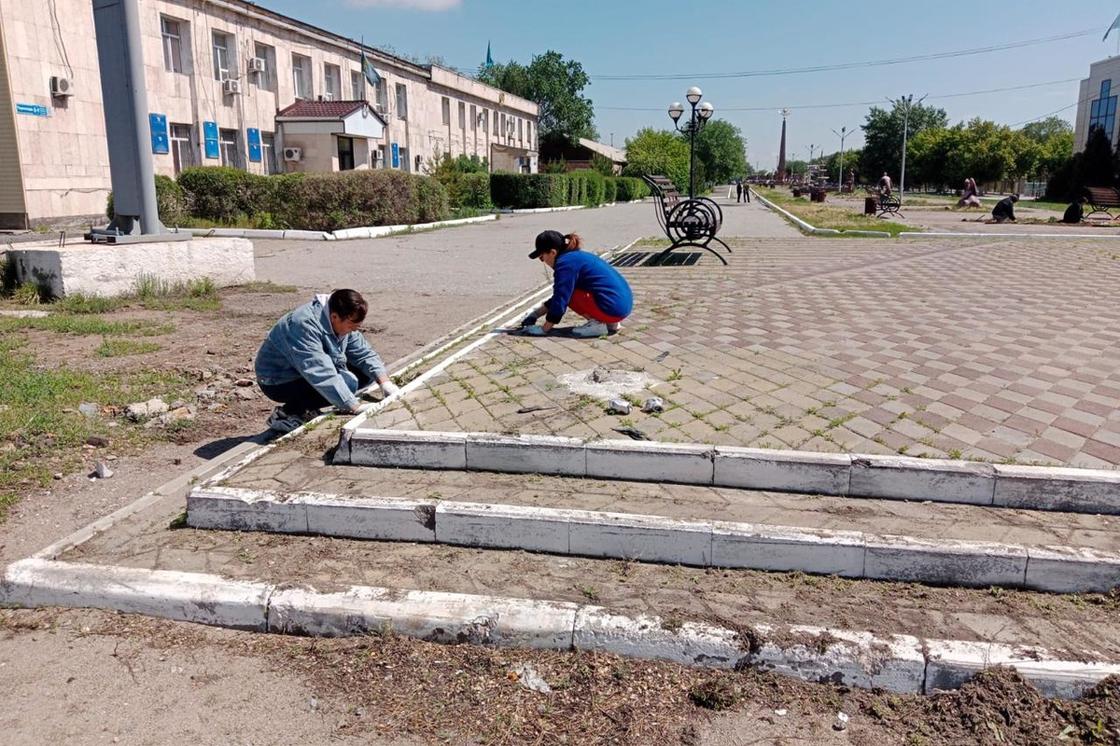 Ұлытау облысында өткен "таза бейсенбілік" акциясы