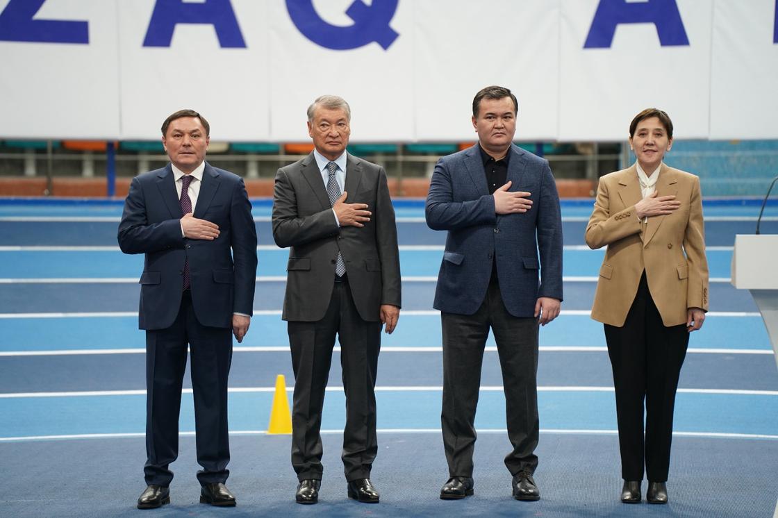 Церемония открытия турнира по легкой атлетике в Астане
