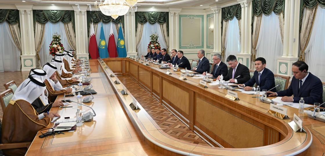Встреча представителей Казахстана и Катара