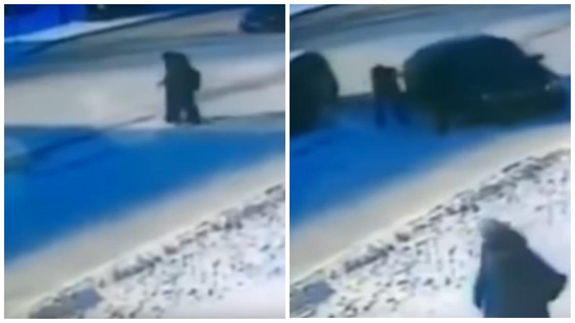 Два пешехода неожиданно попали в эпицентр ДТП и чудом уцелели в Усть-Каменогорске (видео) Два пешехода неожиданно попали в эпицентр ДТП и чудом уцелели в Усть-Каменогорске (видео)