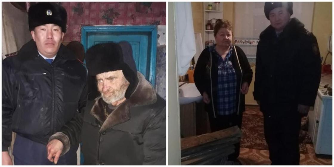 Полицейские СКО спасли беларусских водителей и слепого пенсионера от замерзания (фото)