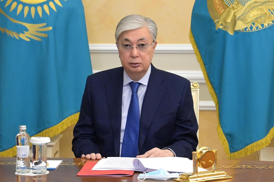 Касым-Жомарт Токаев на совещании Совета безопасности