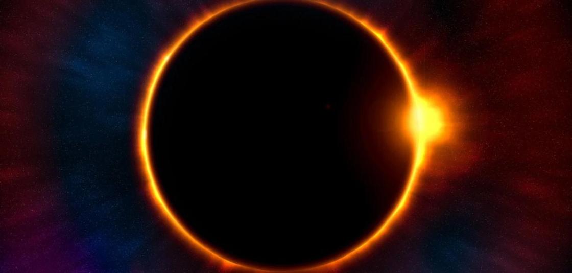 Затмение Солнца: казахстанцы смогут наблюдать часть "огненного кольца"
