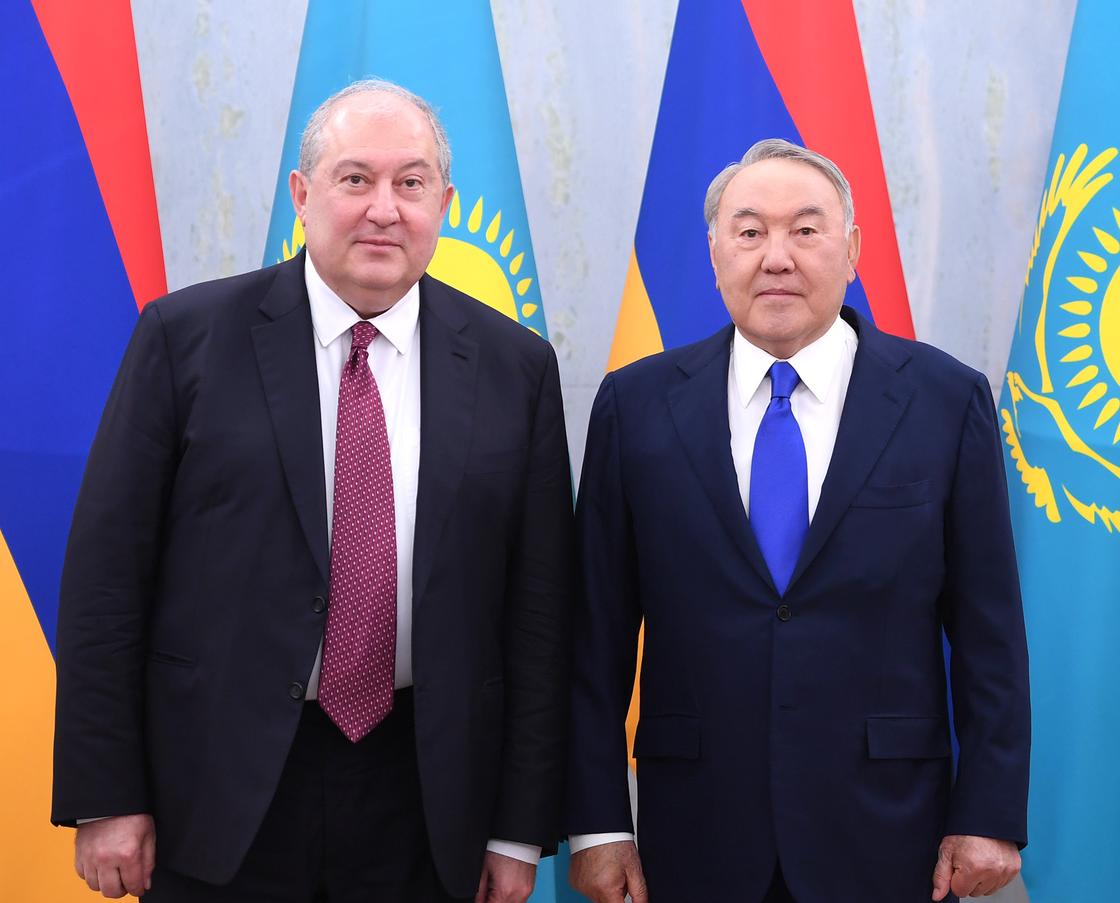 Нурсултан Назарбаев и Армен Саркисян