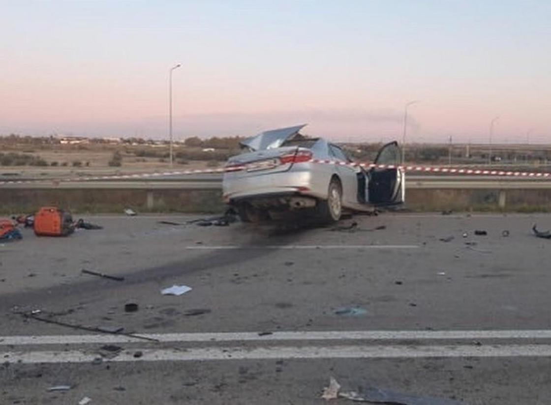 Camry всмятку: 2 человека погибли в аварии в Нур-Султане (фото) Camry всмятку: 2 человека погибли в аварии в Нур-Султане (фото)