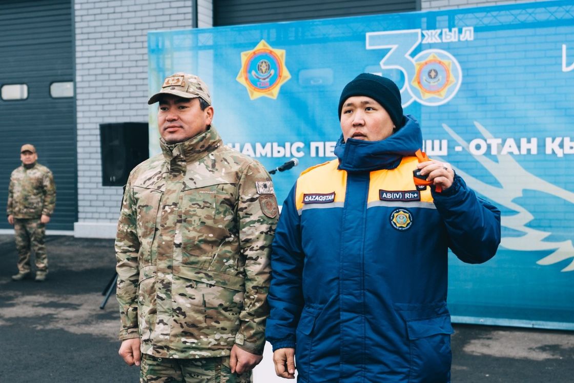 Ұлытау облысында еліміздегі алғашқы Әуе құтқару жасағы ашылды