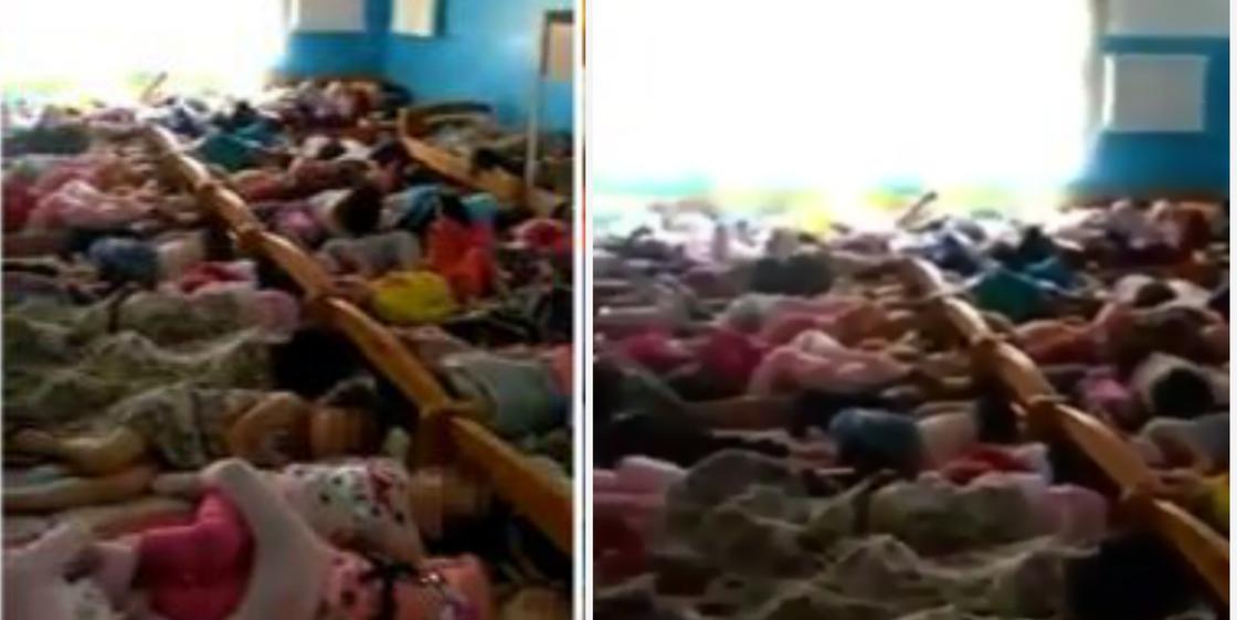 Видео со спящими по четверо детсадовцами удивило в Казнет