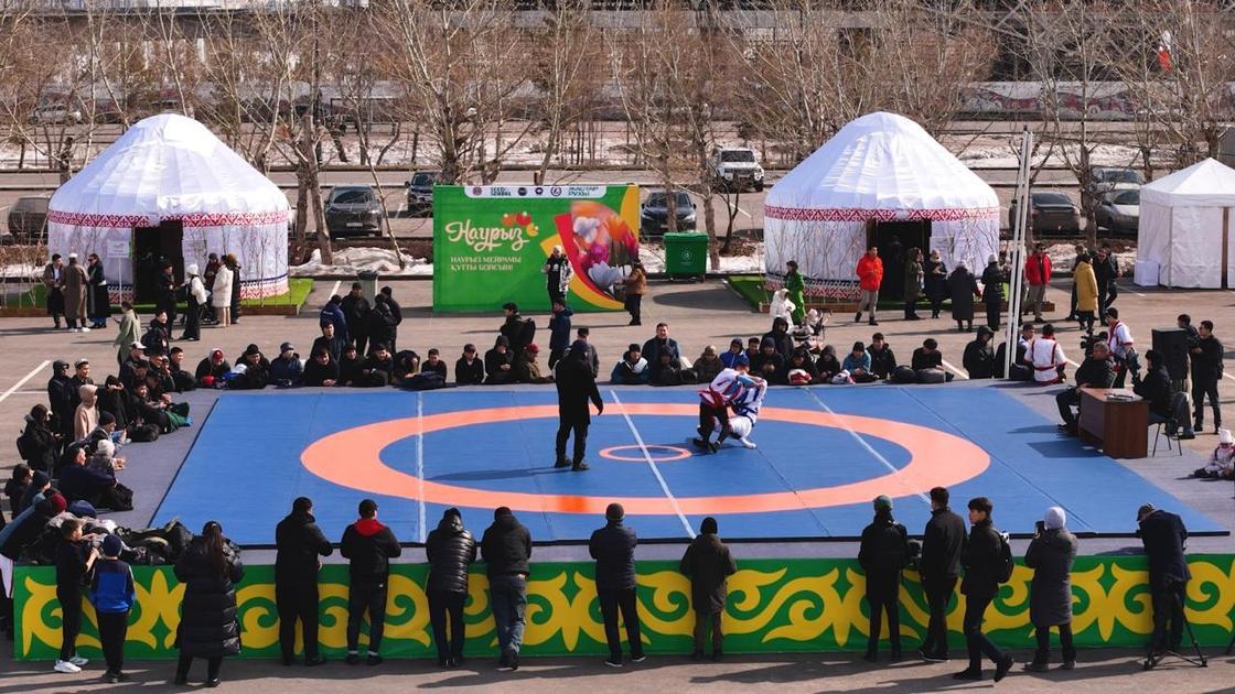 Празднование Наурыза в Астане Празднование Наурыза в Астане