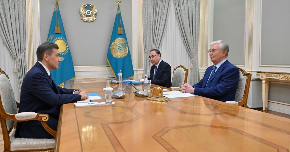 Нұрлан Ермекбаев президент қабылдауында Нұрлан Ермекбаев президент қабылдауында