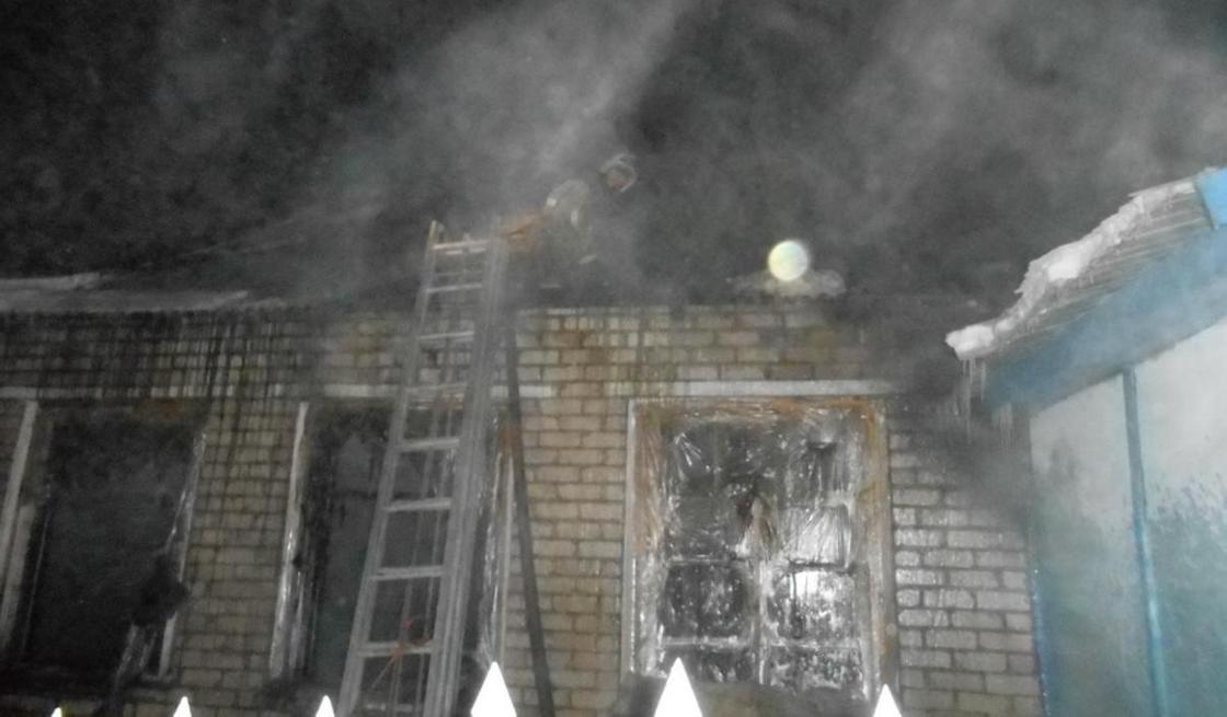 Пожар произошел в мечети в СКО (фото)