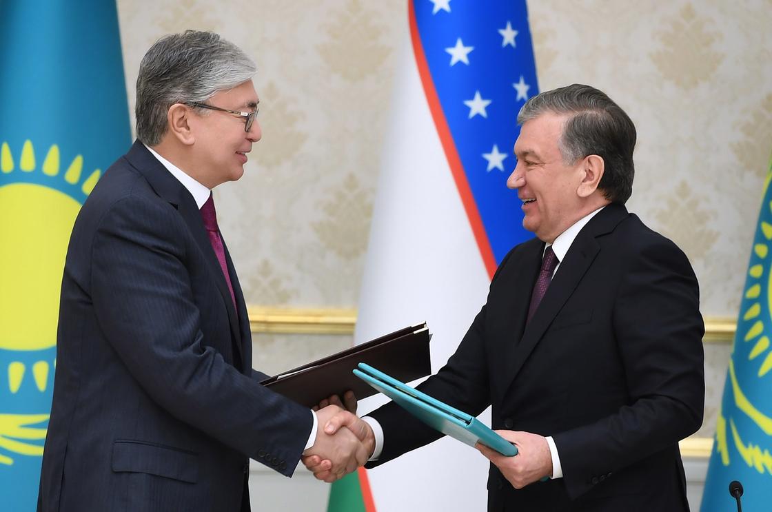 Токаев: Наша цель - довести объем торговли с Узбекистаном до 5 млрд долларов