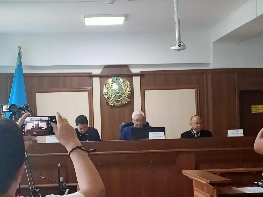 Зал суда в Талдыкоргане