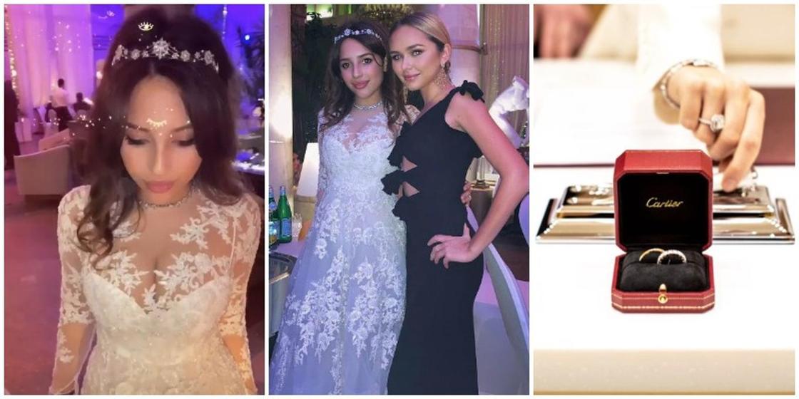 18-летняя дочь миллиардера Заяда Манасира вышла замуж