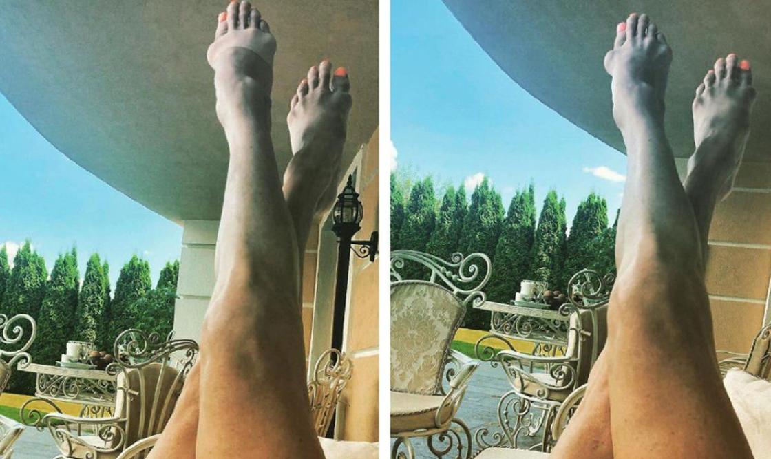 Ножки Анастасии Волочковой. Скриншот: Instagram