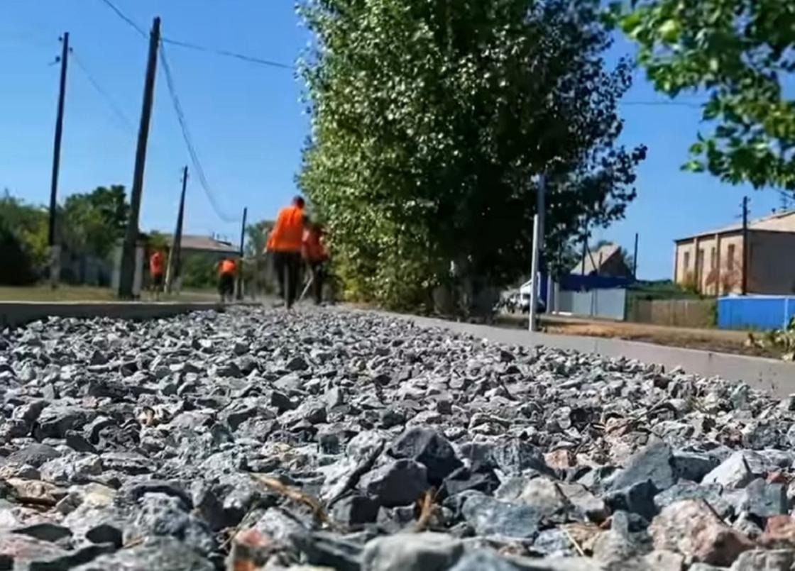 Обновление дорог в Кокшетау
